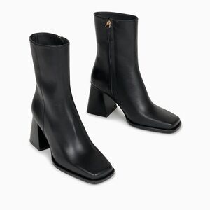 COPY - Feners Leather La Semaine Noir Boots
